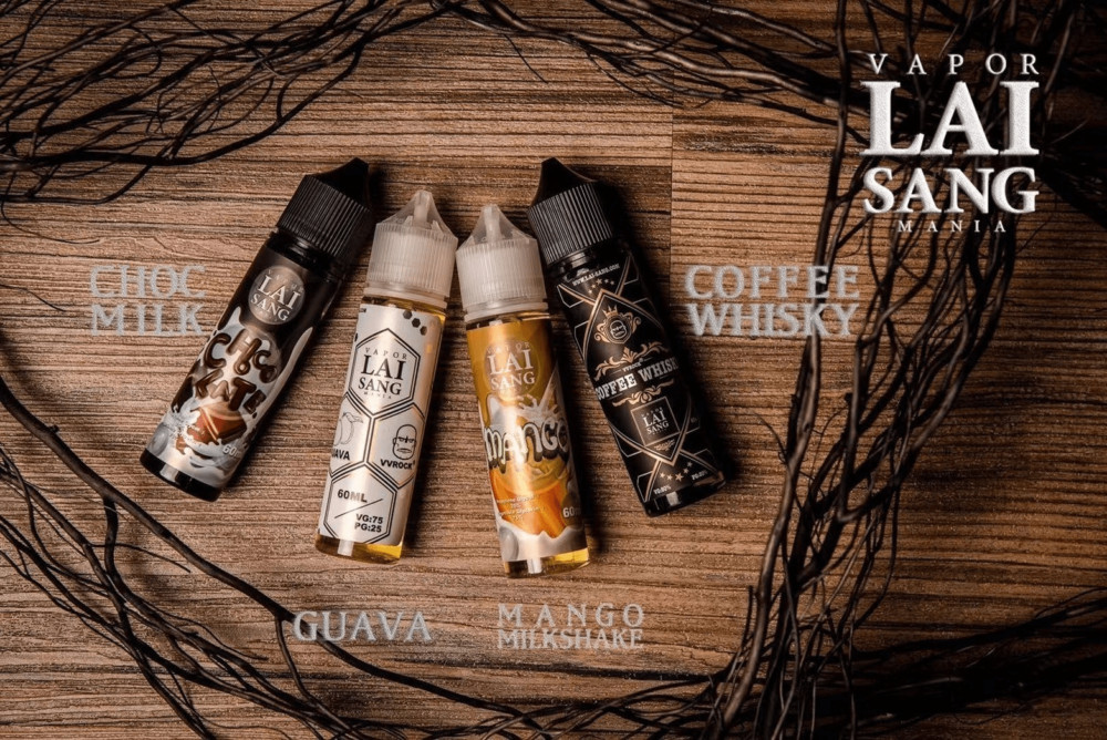 賴桑系列大煙油60ml - LAI SANG 0mg/30mg 紅心芭樂 芒果奶昔...