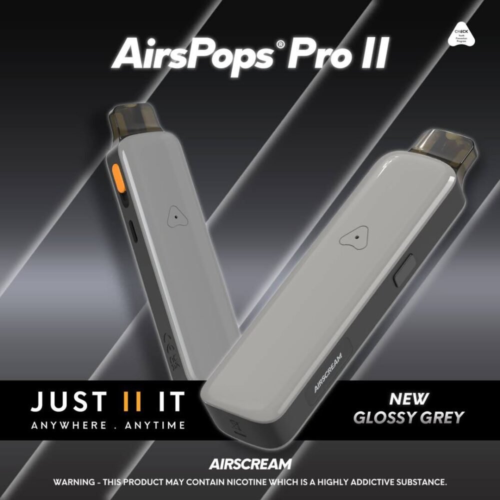Airscream Airspops Pro II 英國品牌 氣泡2 pro2代 1000mAh 可調瓦數