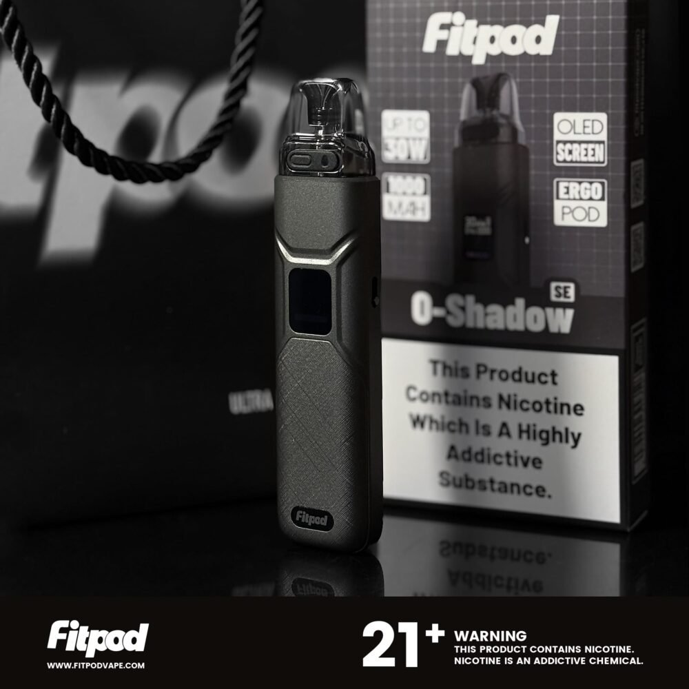 【小煙主機】FITPOD O-SHADOW SE套組｜自由調氣+LED顯示｜適用OXVA Xlim主機