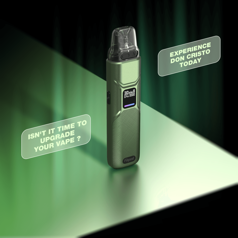 【小煙主機】FITPOD O-SHADOW SE套組｜自由調氣+LED顯示｜適用OXVA Xlim主機