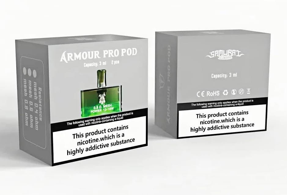 【SAMURAI Armour】將軍鎧甲主機 碳纖維卡夢色 0.4-1.2通配煙彈