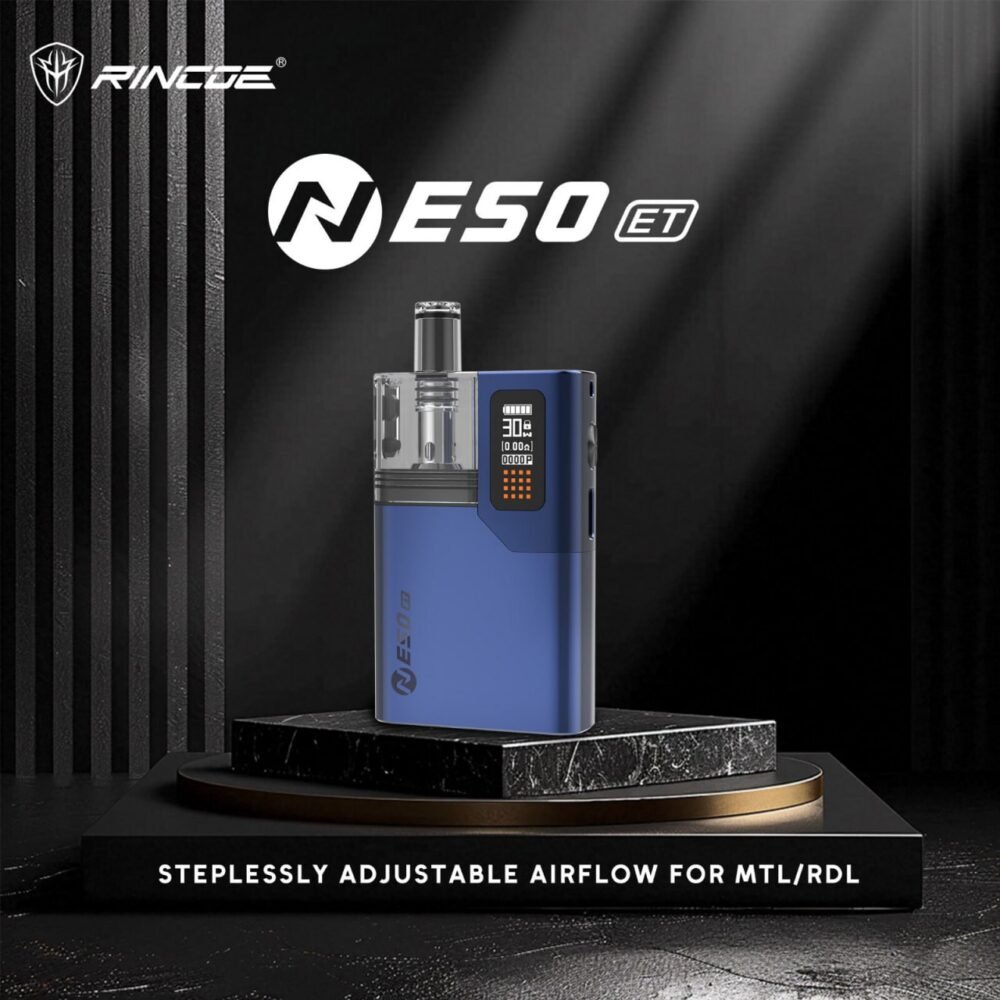 【小煙主機】RINCOE NESO ET｜1400mAh｜氣流＋按鍵雙啟動