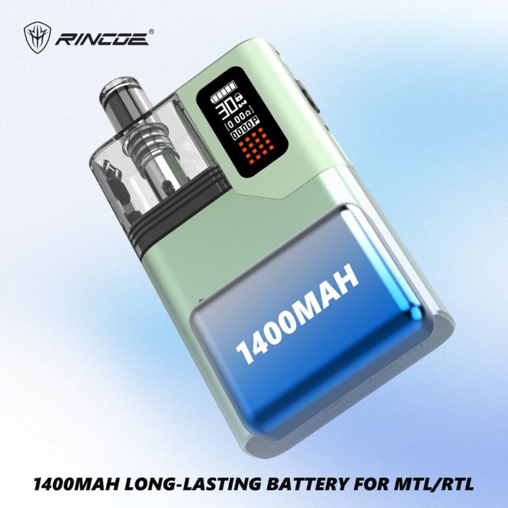 【小煙主機】RINCOE NESO ET｜1400mAh｜氣流＋按鍵雙啟動